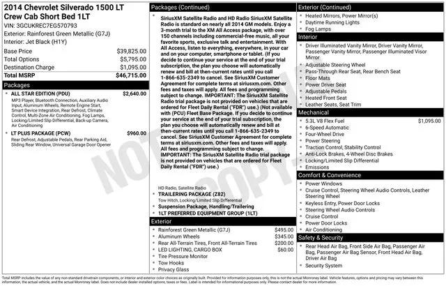chevrolet silverado 1500 2014 3GCUKREC7EG570793 image chevrolet silverado 1500 2014 3GCUKREC7EG570793 image